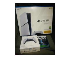 PS5 slim 1TB SSD com 2 Joysticks + 1 Jogo ( FC 24 ) selado