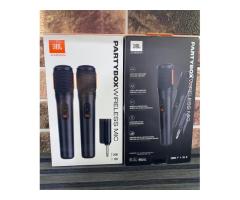 Microfone JBL Partybox Wireless Duplo ( Novo modelo ) selado