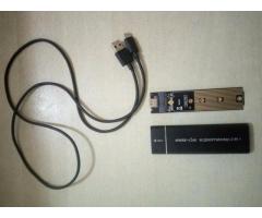 Case(Pasta para Disco Duro/Interface)  SSD MV2 Rectangular