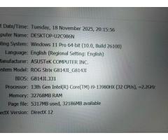 Asus ROG Strix Core i9-13ª Geração, LAPTOP GAMER potente - 5