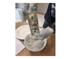 How to Clean black defaced money with Washing automatic Machines . - 3