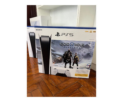 PlayStation 5 825GB com 1 Jogo ( God Of War Ragnarok ) selado