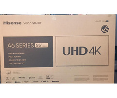 TV Hisense 55" Smart 4K A6G ( selada )