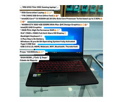 Laptop MSI Gaming i5-10th Gen with 4Gbs Dedicated.