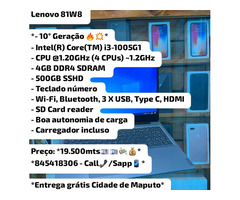 Laptop Lenovo i3-10° Geração