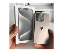 iPhone 15 Pro 256GB Natural Titanium ( Dual SIM ) selado