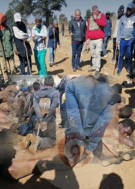 Garimpeiros Moçambicanos torturados na Africa do Sul
